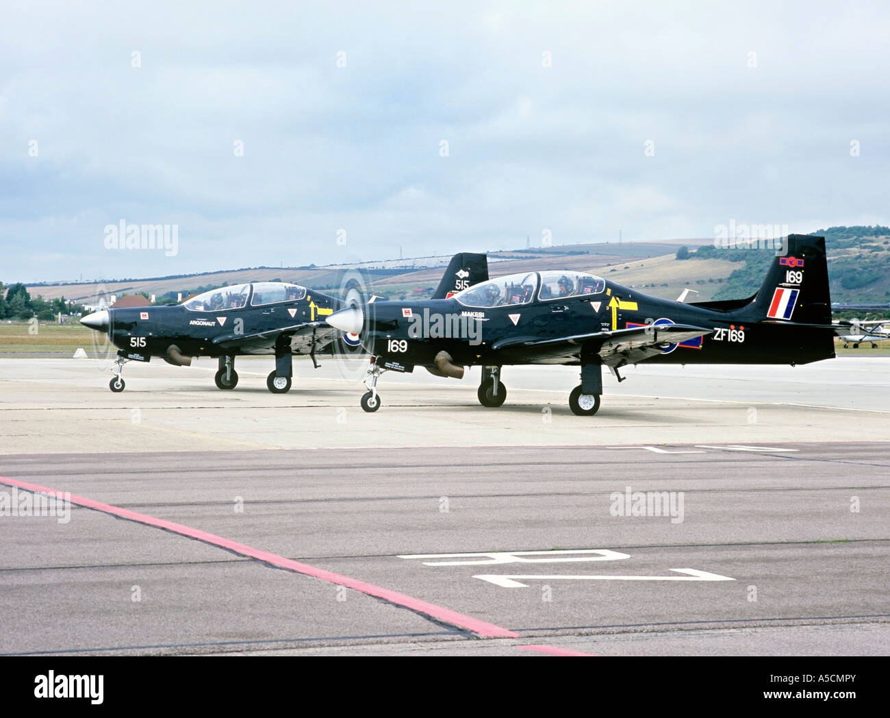 Shorts Tucano T1 bei Shoreham Flugschau 2006. Stockfoto