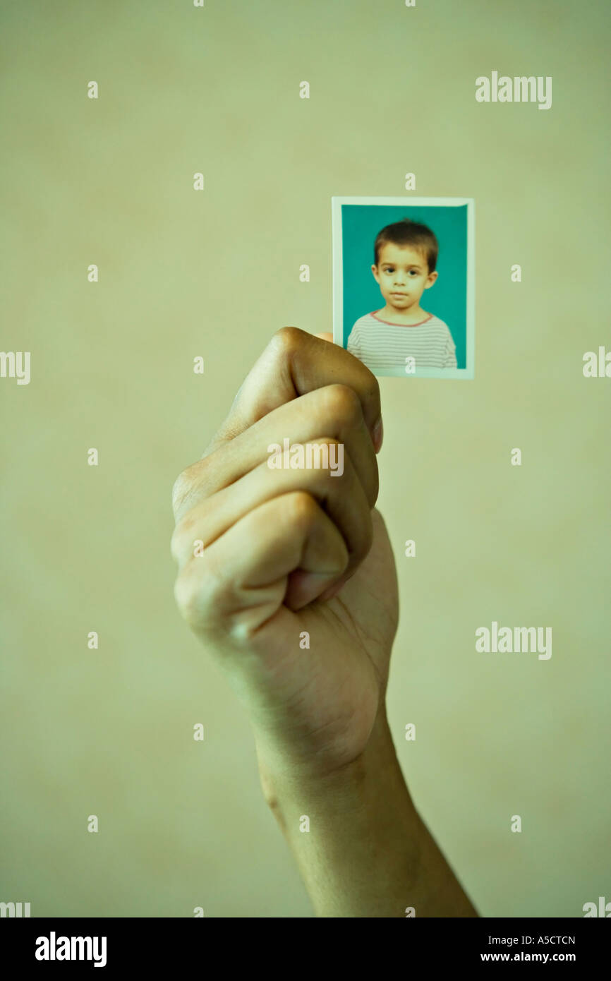 Vermisste person Stockfoto