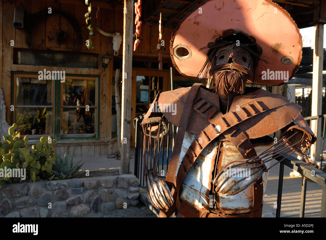 Kleinen Souvenir-Shop in Balmorhea Dorf im Bereich Pecos, Texas. Stockfoto