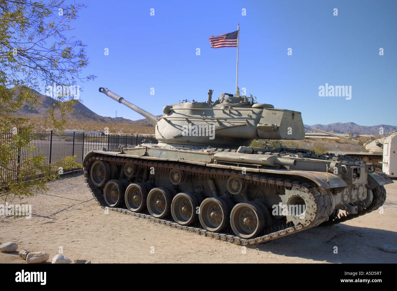 Patton M47 Tank der M47 wurde von NATO-Staaten weit verbreitet. Stockfoto