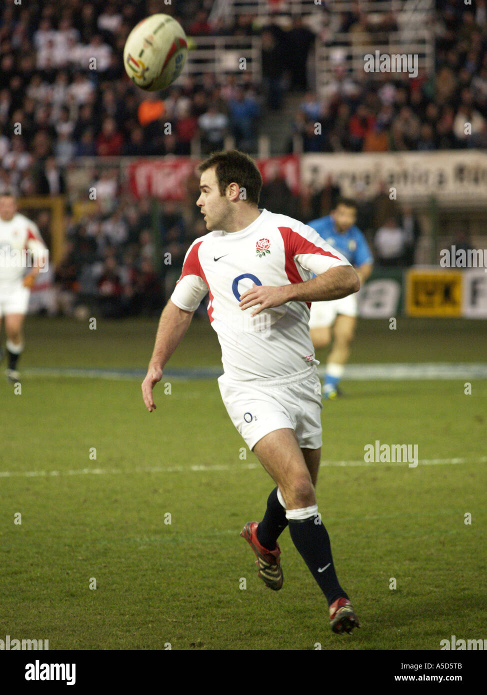 Charlie Hodgson während Italien V England 6 six Nations Rugby internationale Stadio Flaminio Rom 11. Februar 2006 Stockfoto