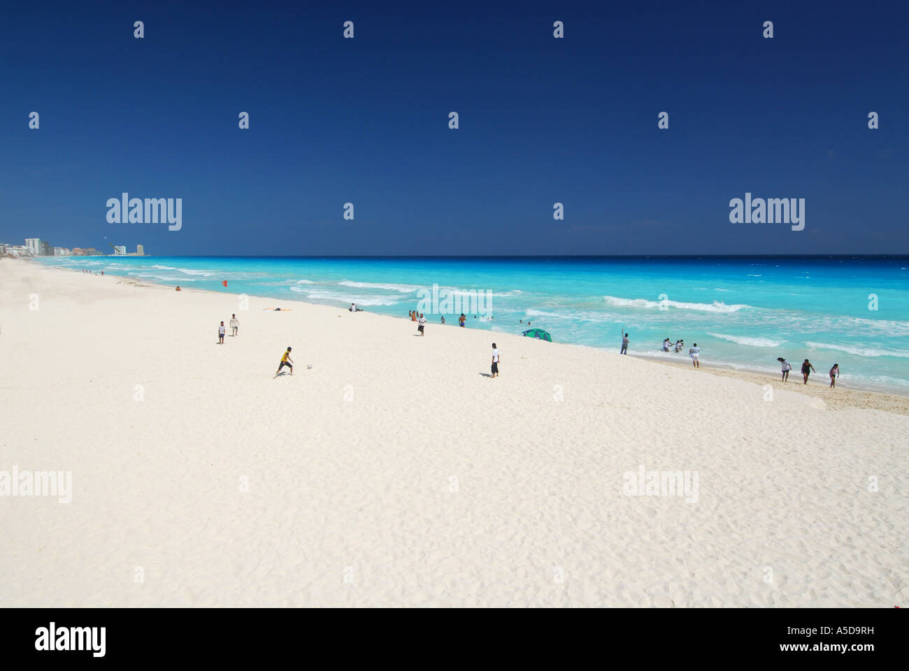 Playa Marlin Teil von Long Beach in Cancun Yucatan Halbinsel Mexiko Stockfoto
