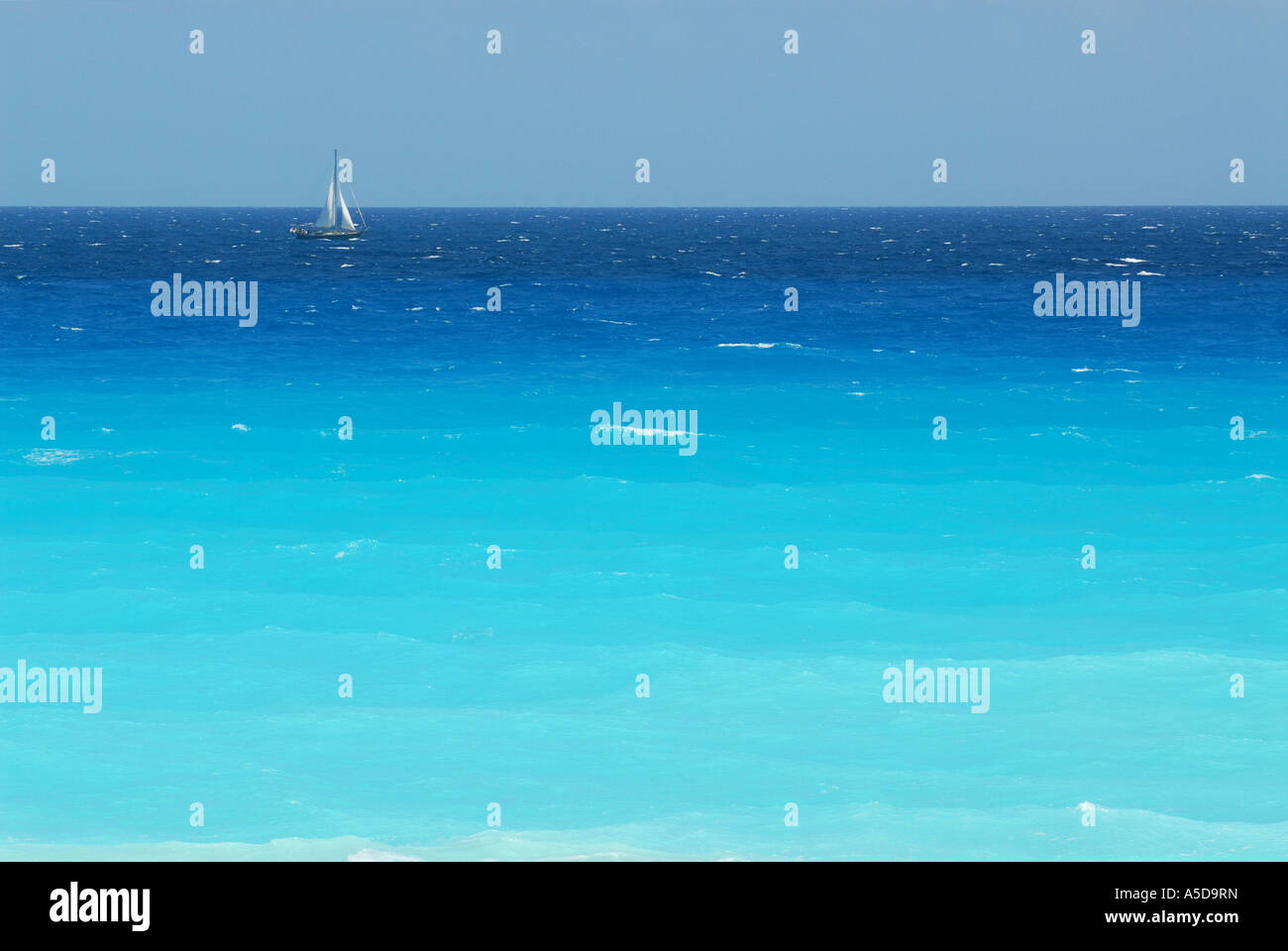 Playa Marlin Teil von Long Beach in Cancun Yucatan Halbinsel Mexiko Stockfoto