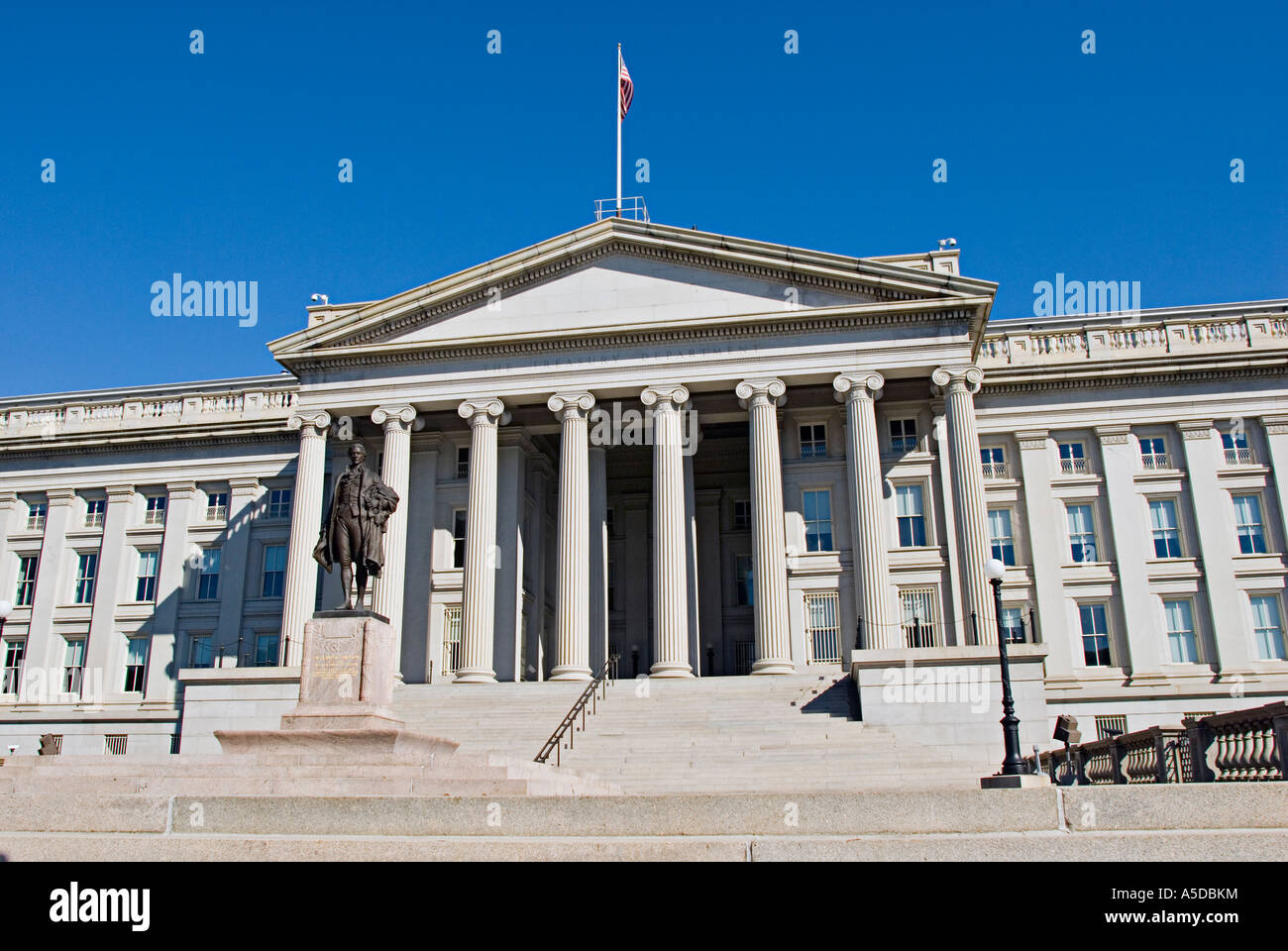 Finanzministerium in Washington DC USA Stockfoto