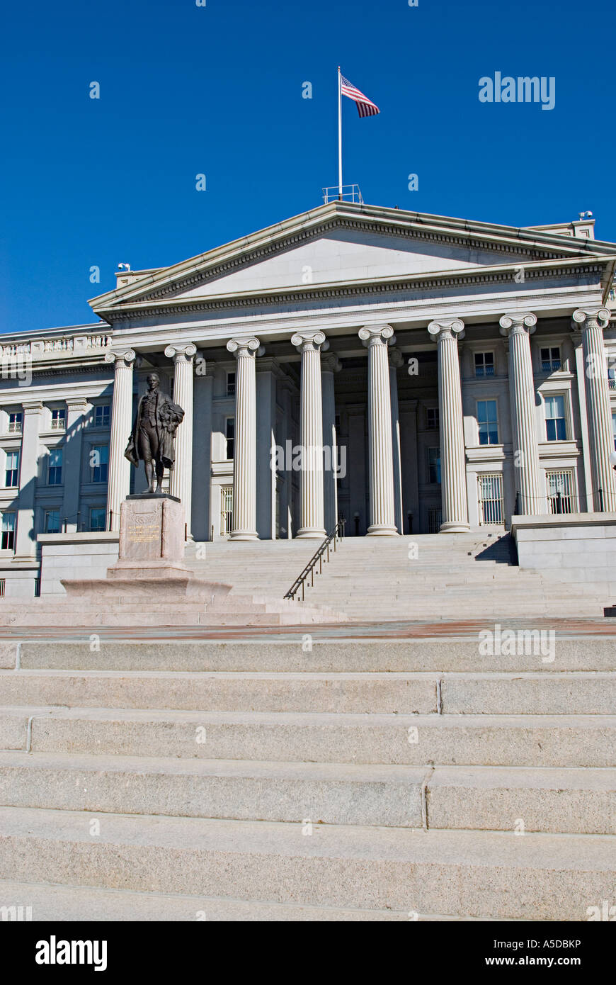 Finanzministerium in Washington DC USA Stockfoto