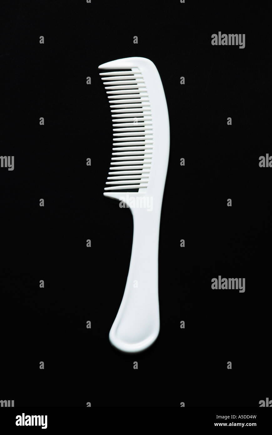 Weiße Kamm Stockfoto