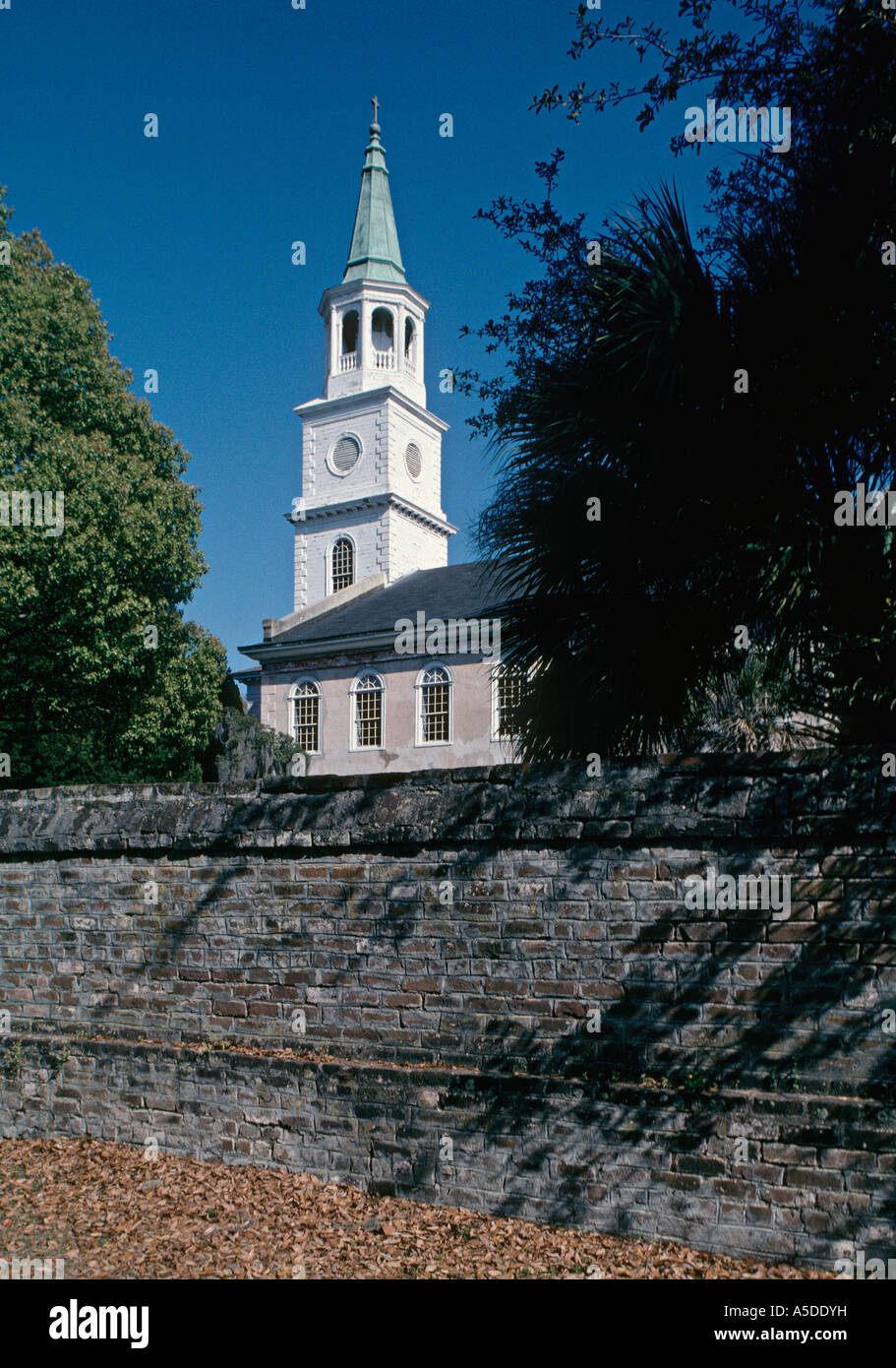 Pfarrkirche St. Helena in Beaufort, South Carolina USA Stockfoto