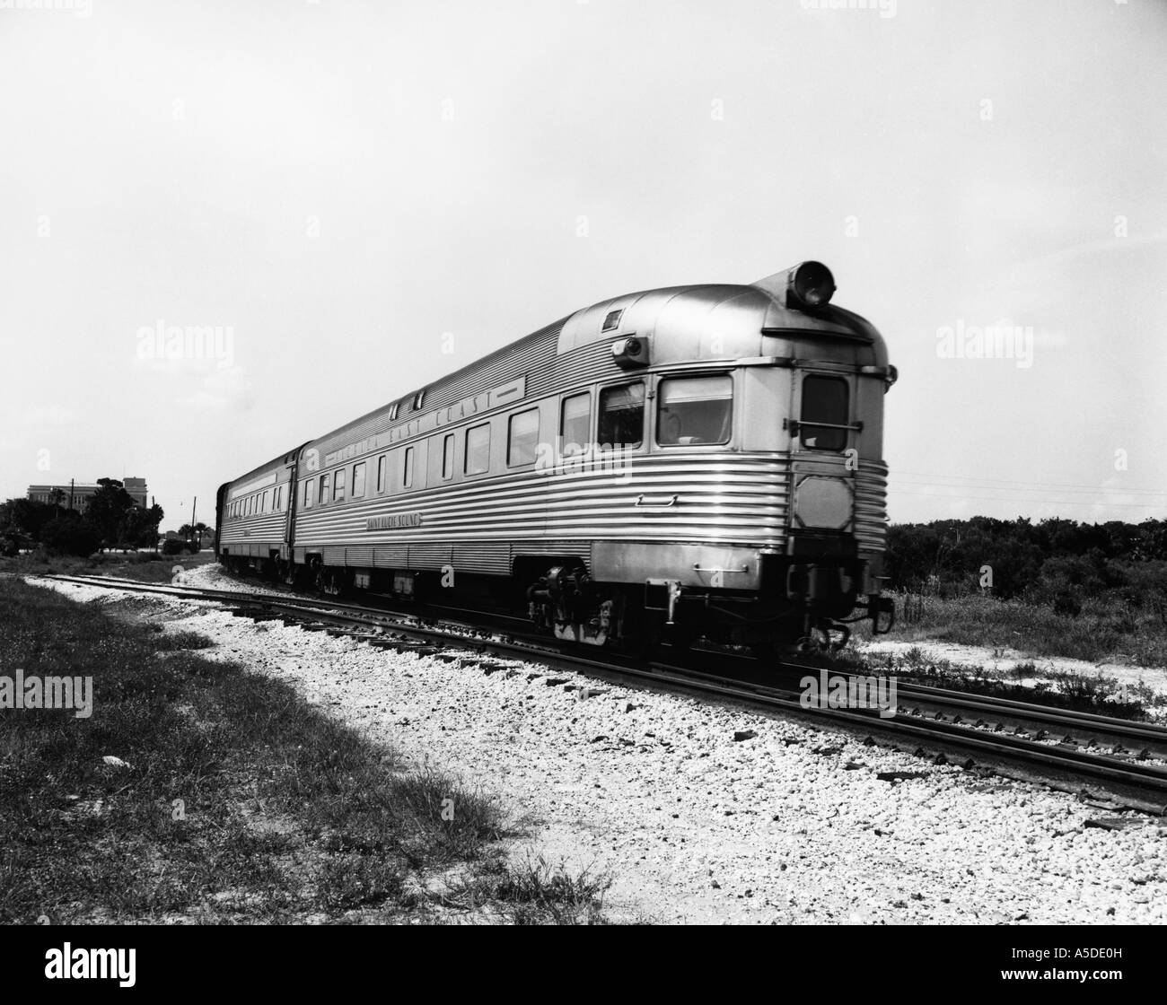 Historisches Foto von Florida Personenzug Stockfoto
