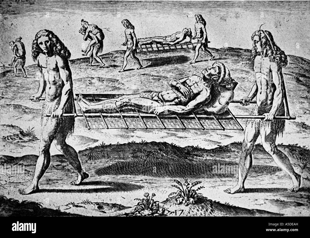 Historischen Gravur Stockfoto