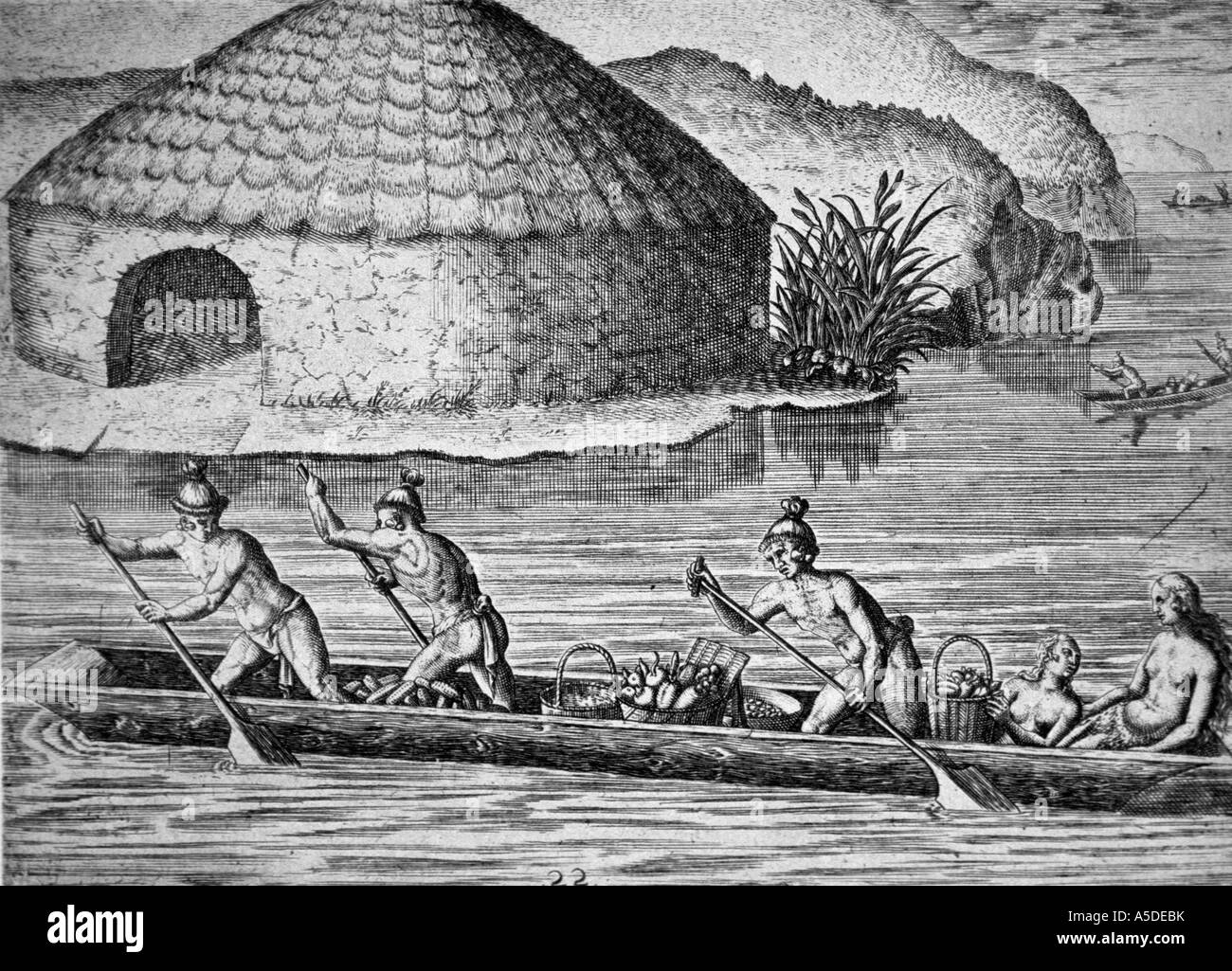 Historischen Gravur Stockfoto