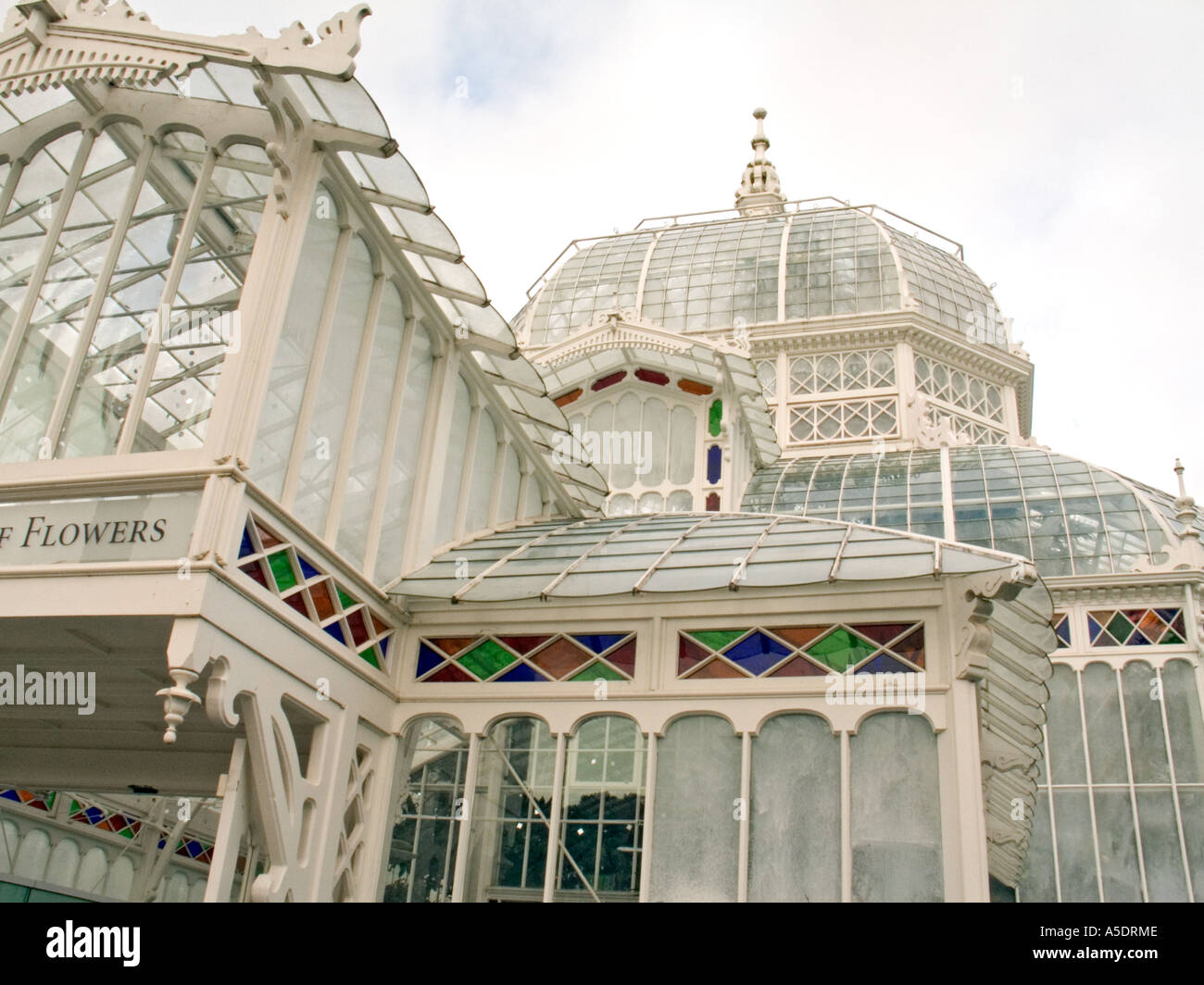 Das Konservatorium in Golden Gate Park San Francisco, Kalifornien Stockfoto