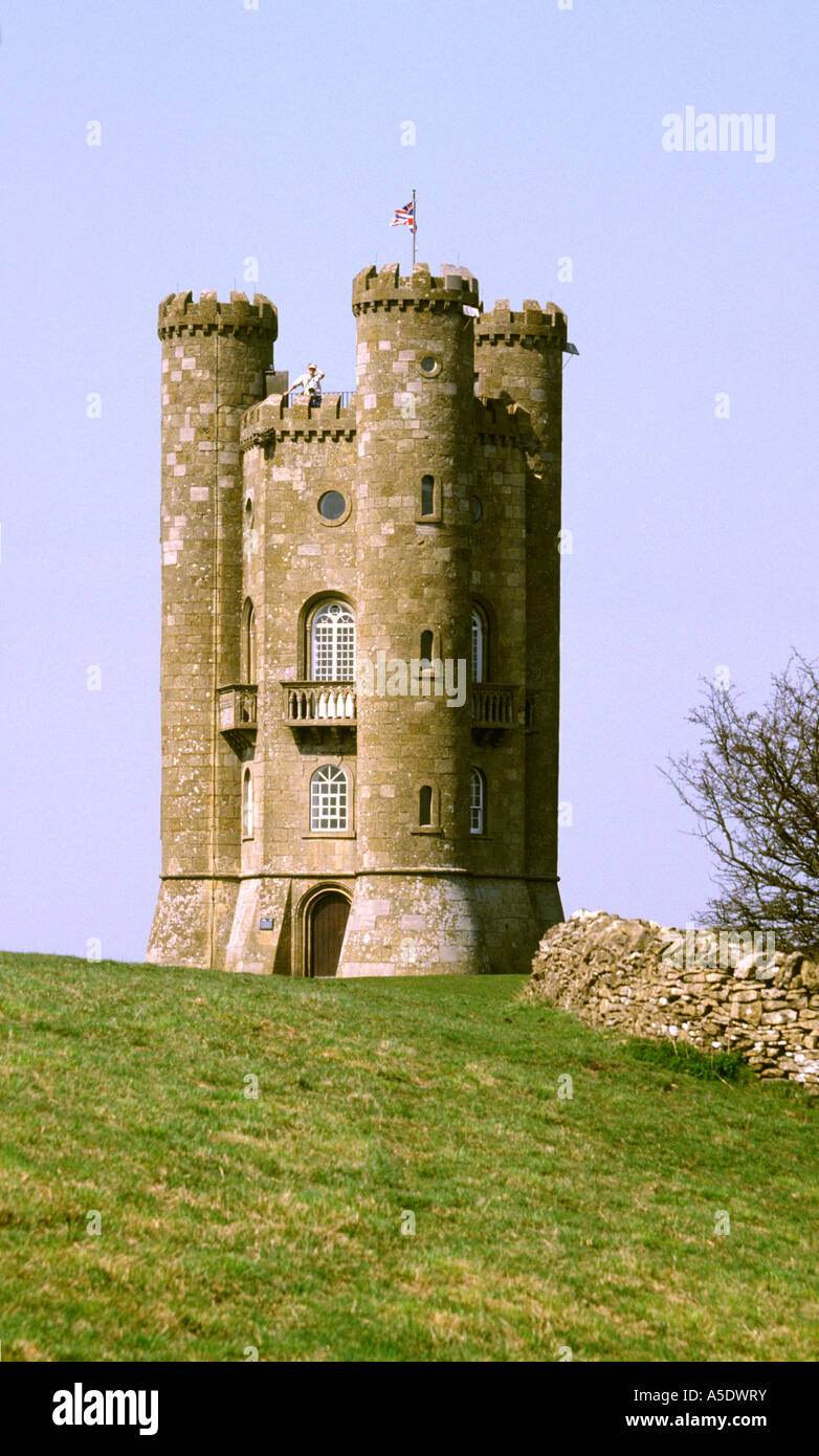 UK Gloucestershire Broadway Tower Stockfoto