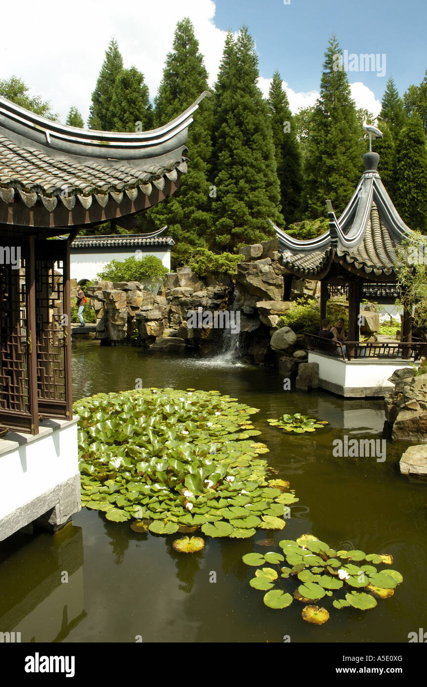 Chinesischer Garten Bochum, Deutschland, Ruhrgebiet, Bochum Stockfoto