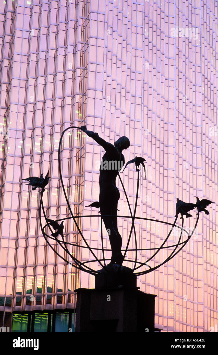 Kanada Ontario Toronto Statue außerhalb der Union Station Stockfoto