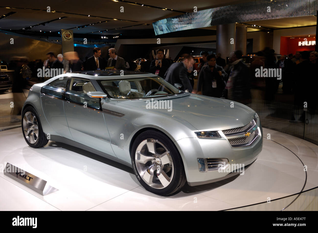 Der Chevrolet Volt Plug-in Hybrid-Auto auf der North American International Auto Show, 2007 Stockfoto