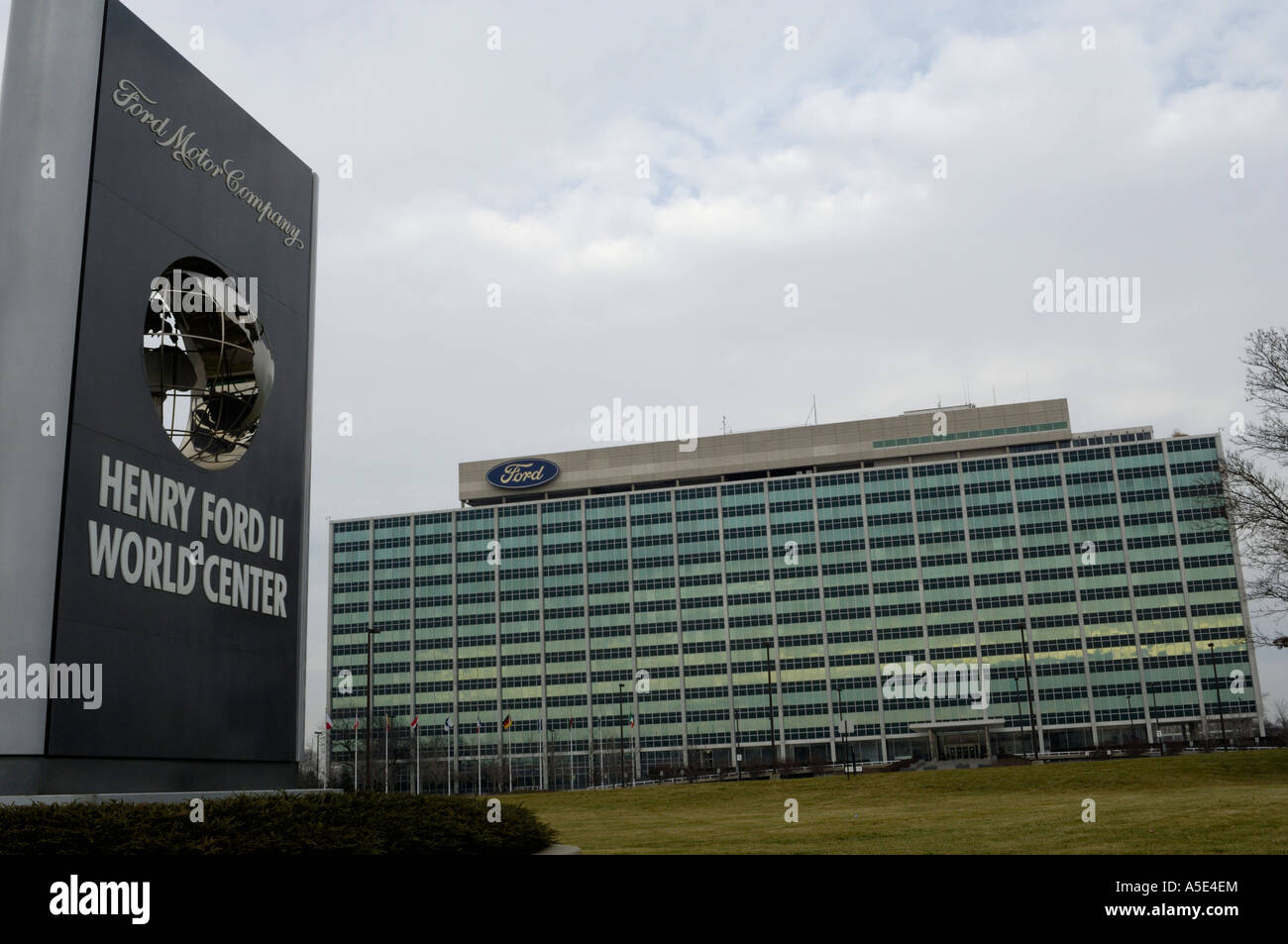Welthauptquartier der Ford Motor Company in Dearborn, Michigan Stockfoto
