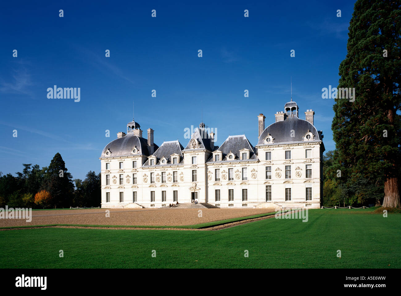 Cheverny, Schloß, Blick von Süden Stockfoto