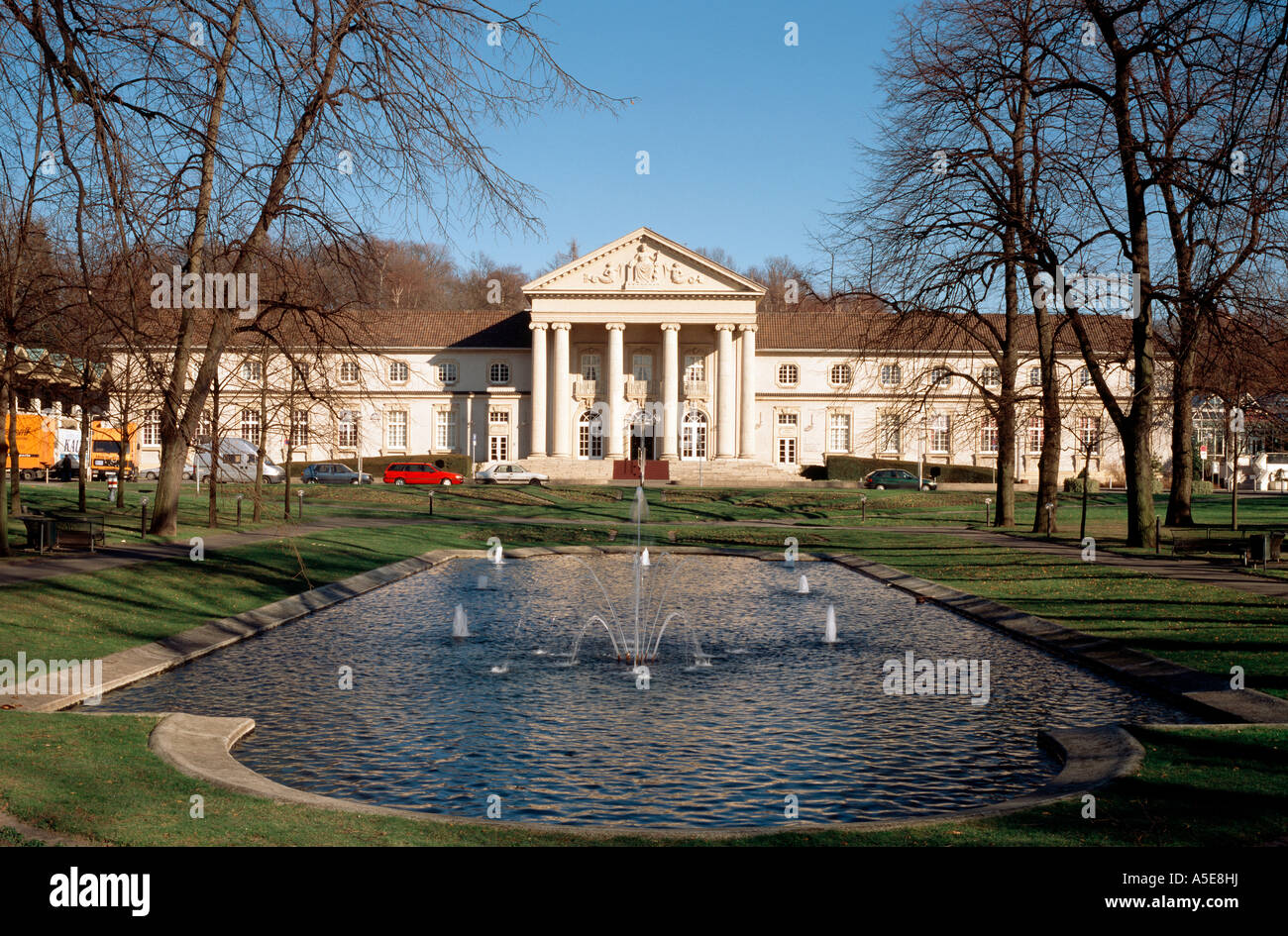 Aachen, Kurpark Und Spielcasino, Stockfoto