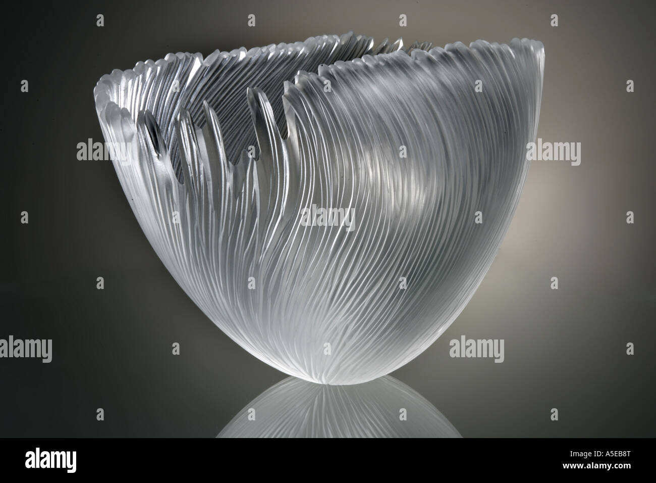 Glasschale Stockfoto