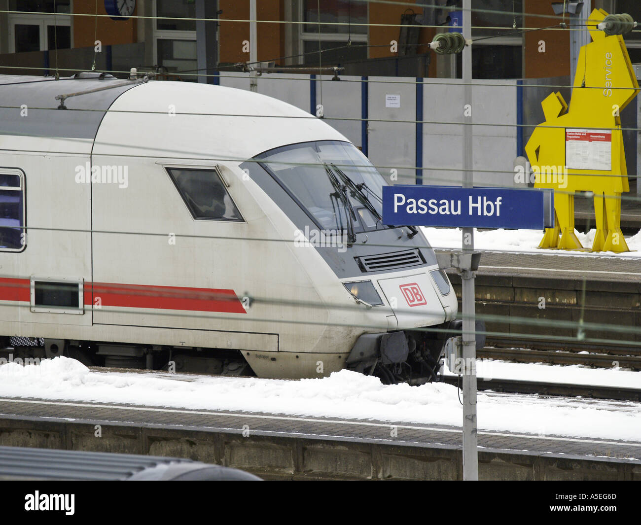 Bahnhof Passau Stockfoto