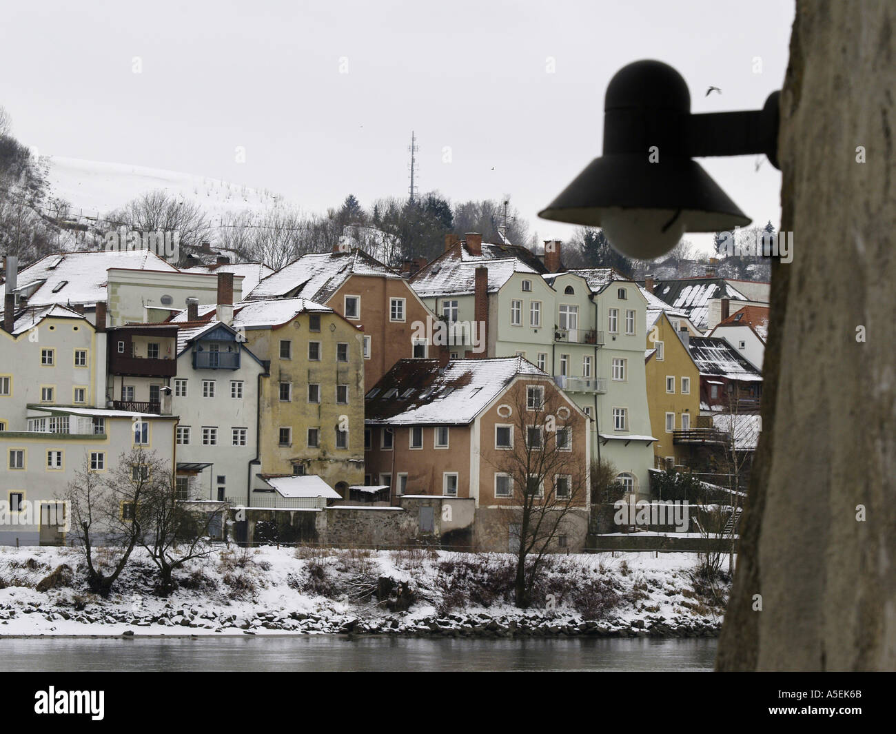 Passau, Blick auf die Stadt Stockfoto