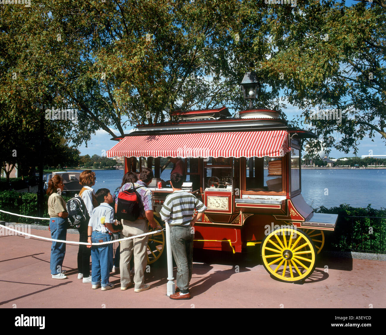 Strandlokal, Epcot Center, Walt Disney World, Orlando, Florida, USA Stockfoto
