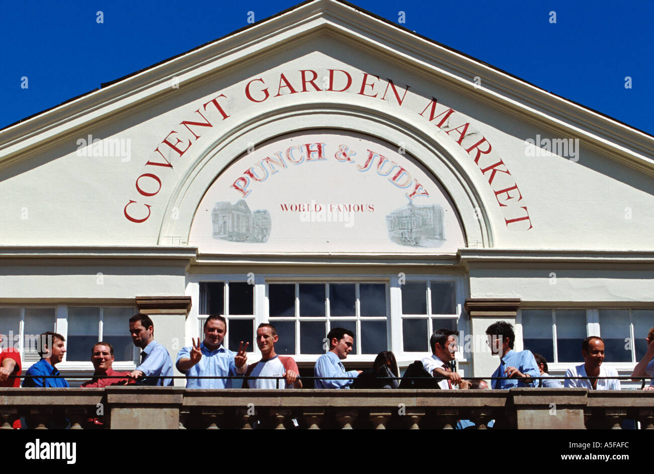 Punch und Judy Pub Covent Garden in London Stockfotografie Alamy