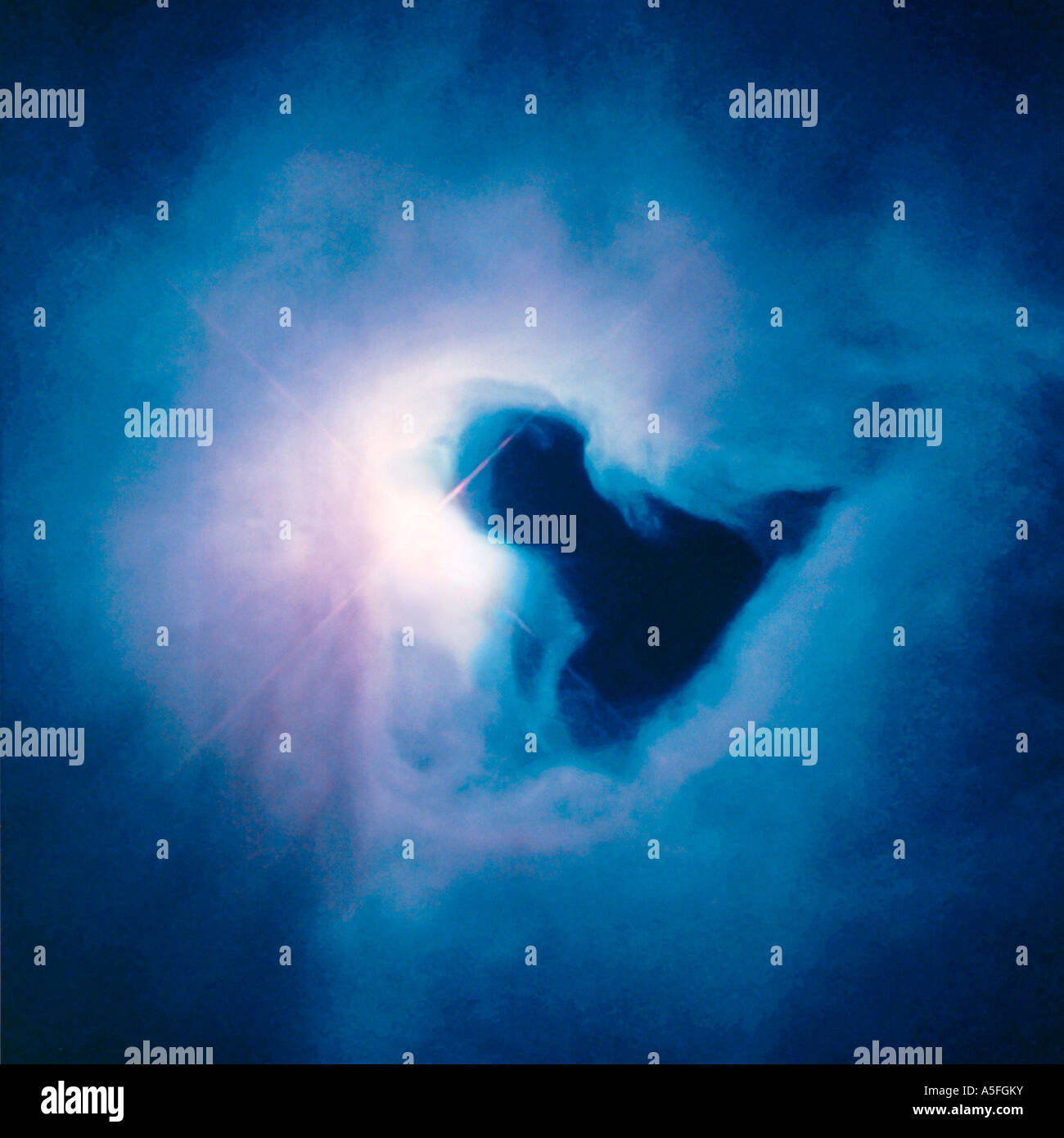 NASA-Bild der Reflexion-Nebel NGC 1999 Stockfoto