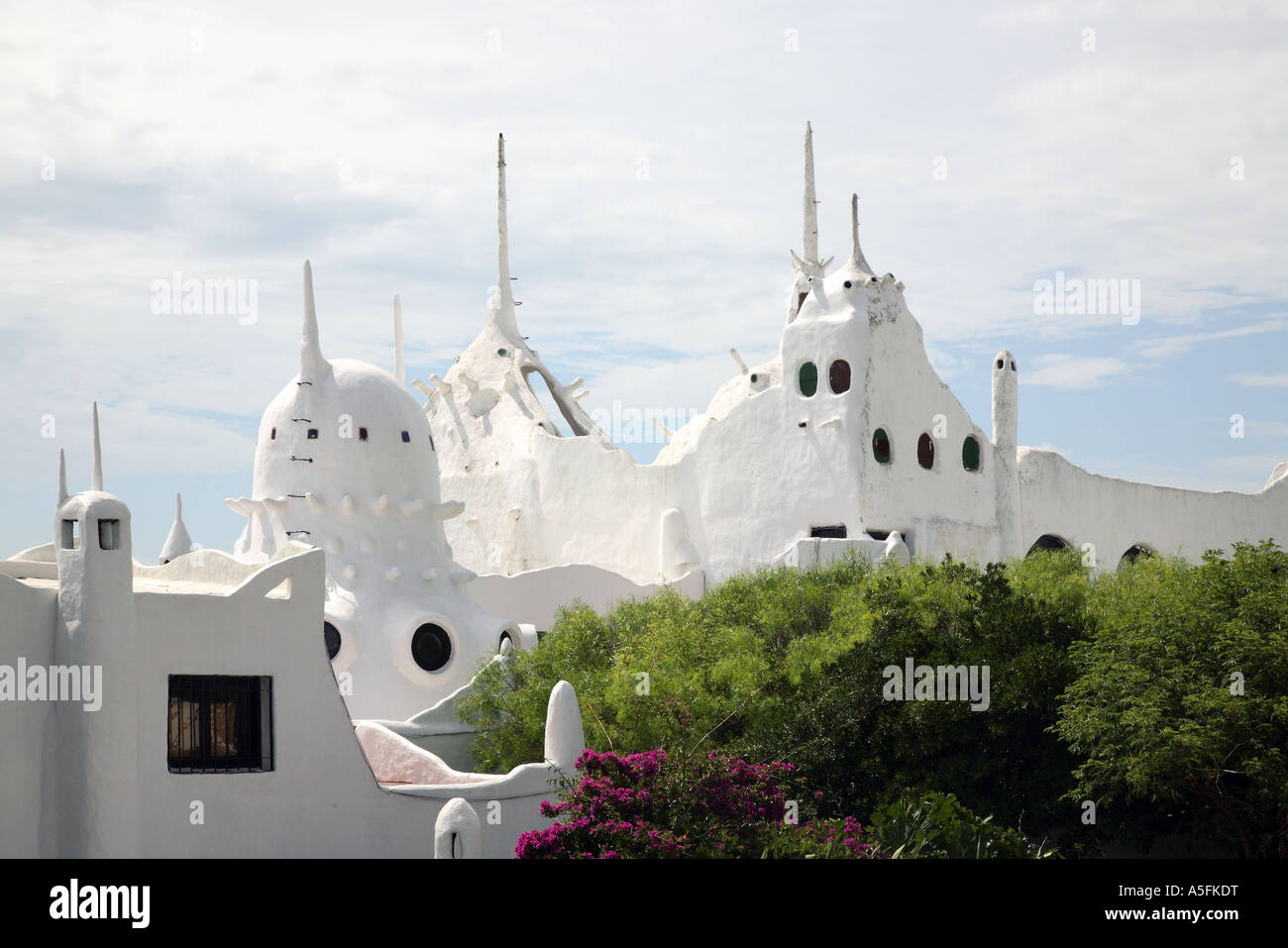 Uruguay Punta Ballena Punta Del Este Casa Pueblo Carlos Paez Vilaro Stockfoto