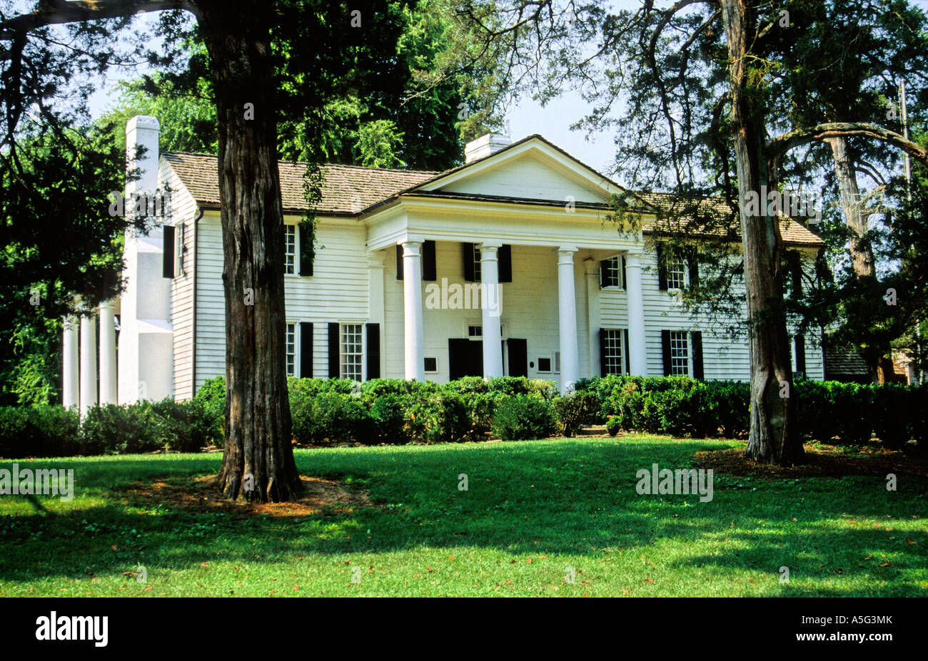 Calhoun Mansion, Fort Hill Stockfoto