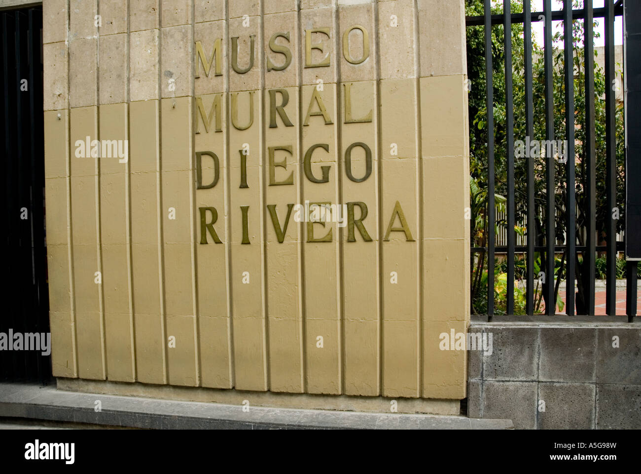 Museo mural Diego Rivera - Mexiko-Stadt Stockfoto