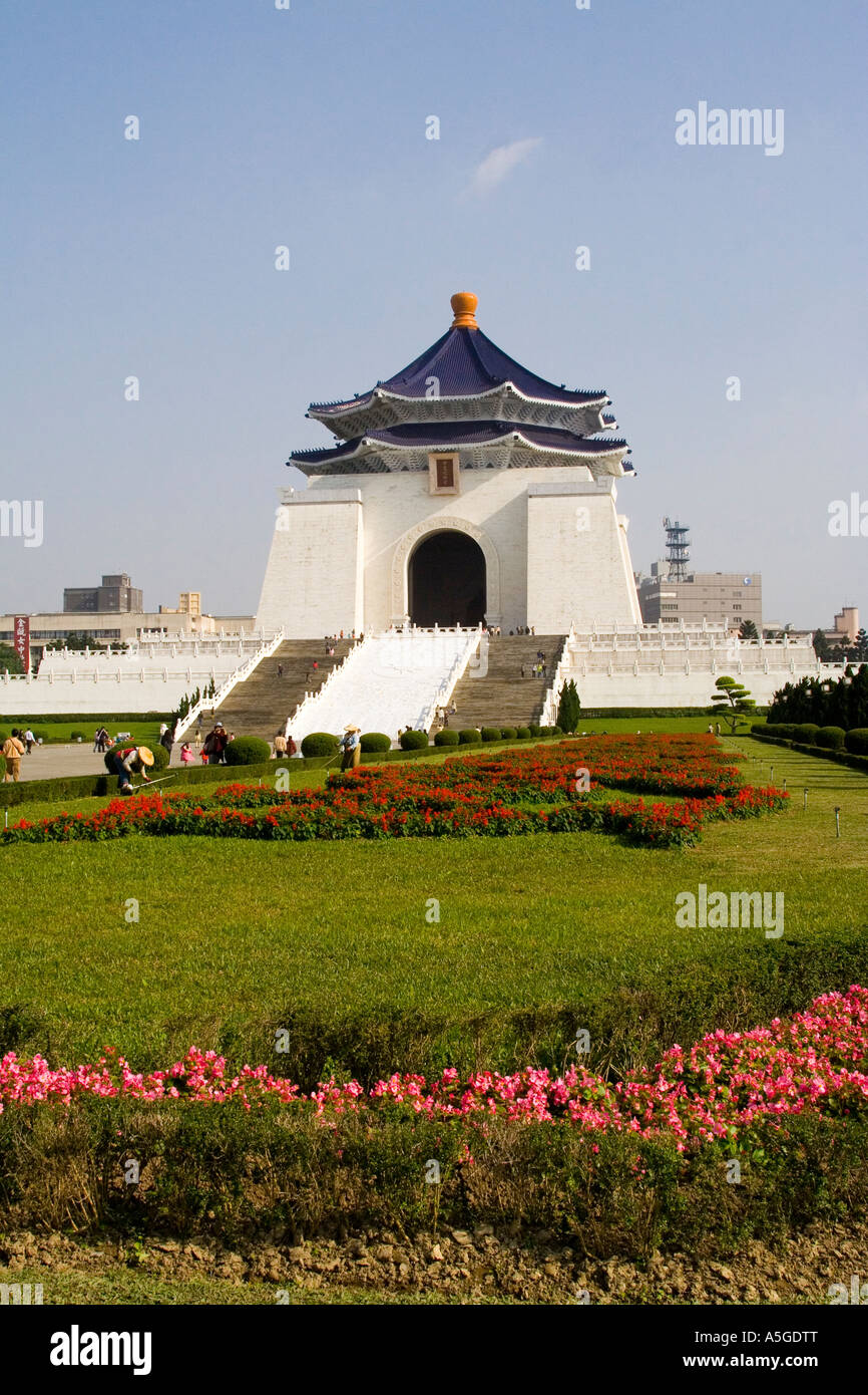 Chiang Kai Shek Memorial Taipei Taiwan Stockfoto