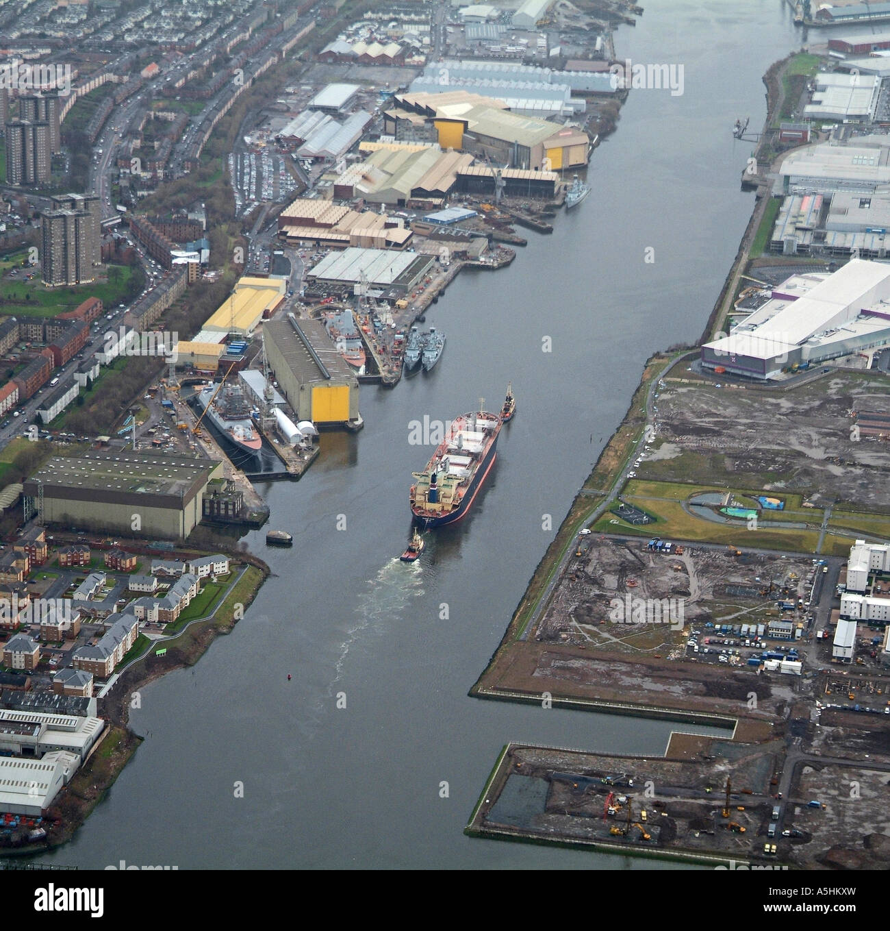 stadt u. fluss in schottland