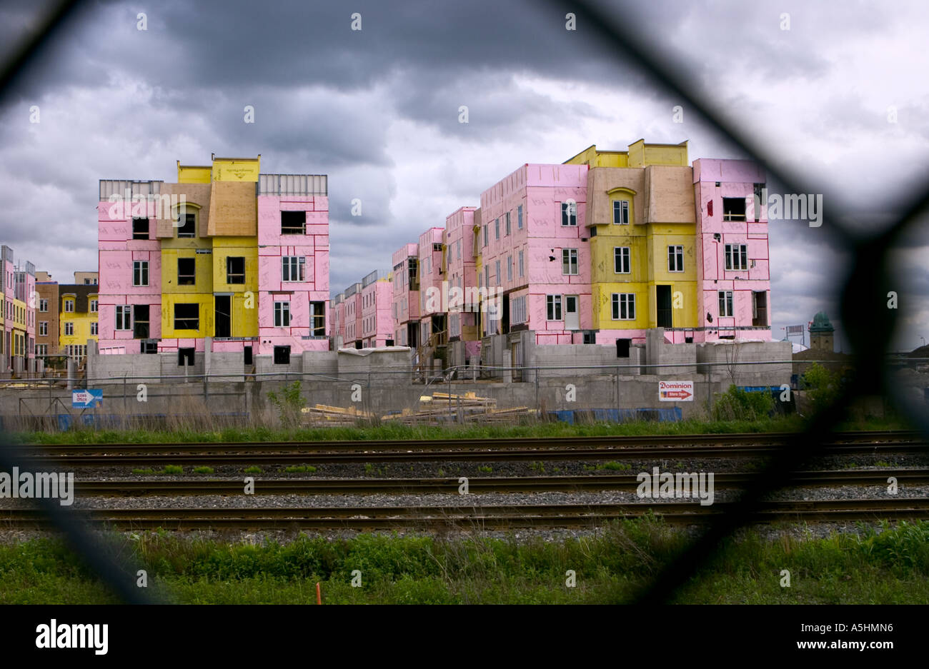 Städtebauliches Entwicklungskonzept Stockfoto