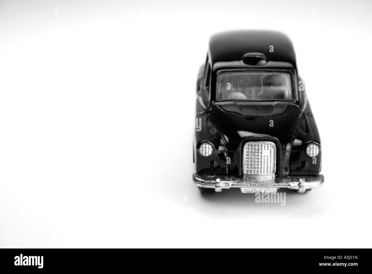 Spielzeugauto London taxi Stockfoto