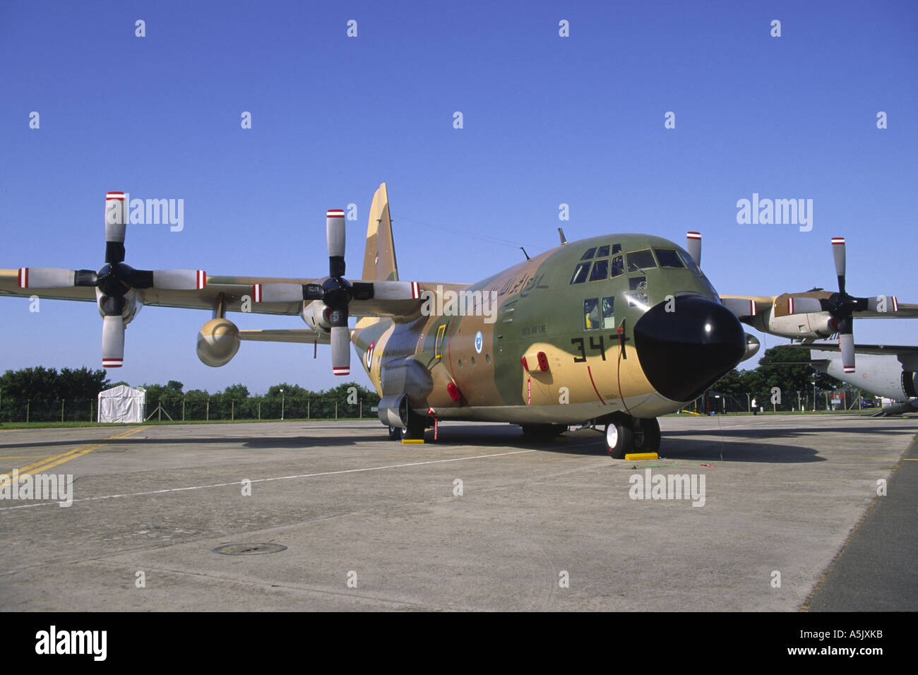 Lockheed C - 130H Herkules Stockfoto