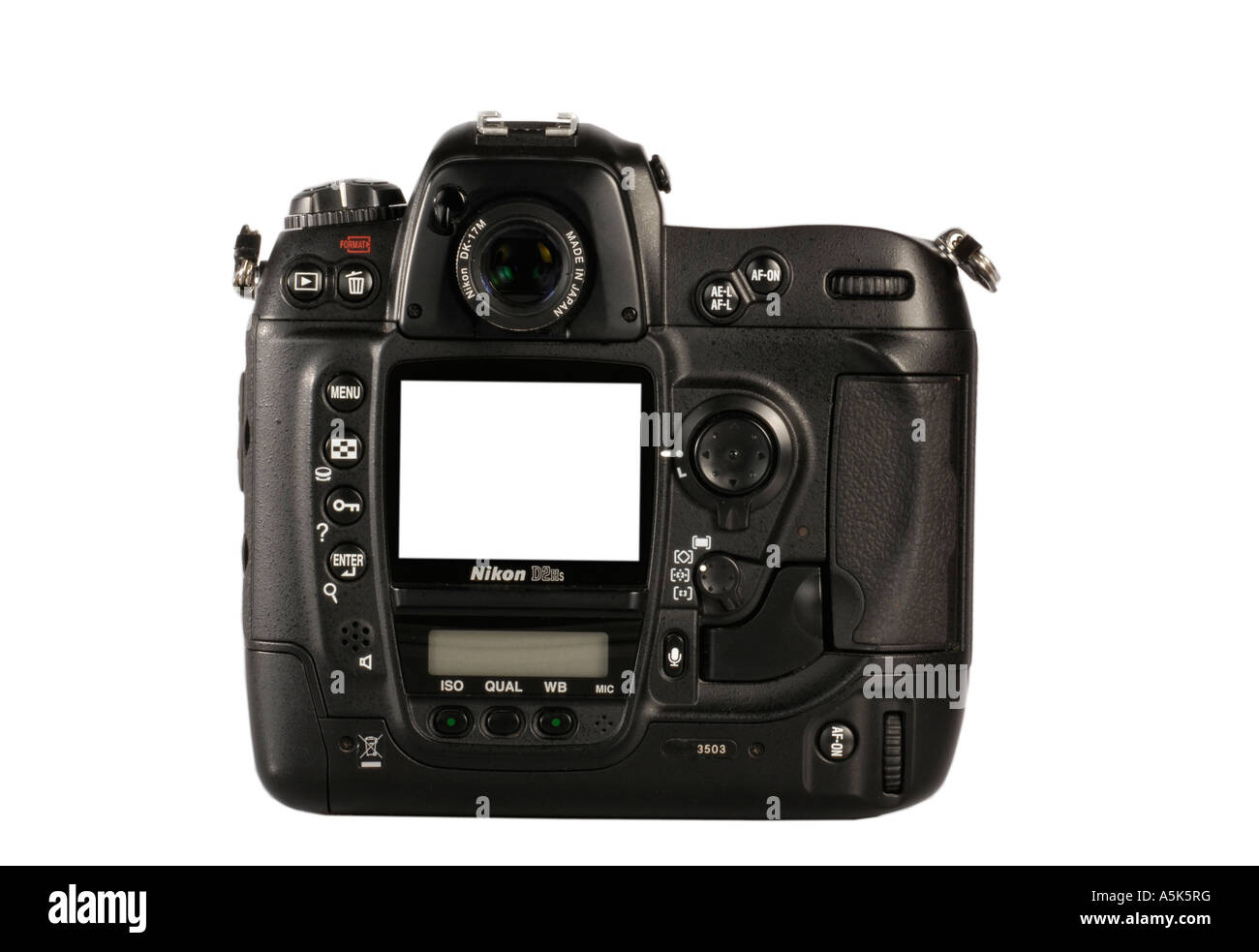 Digitale Spiegelreflexkamera mit Cut-out monitor Stockfoto