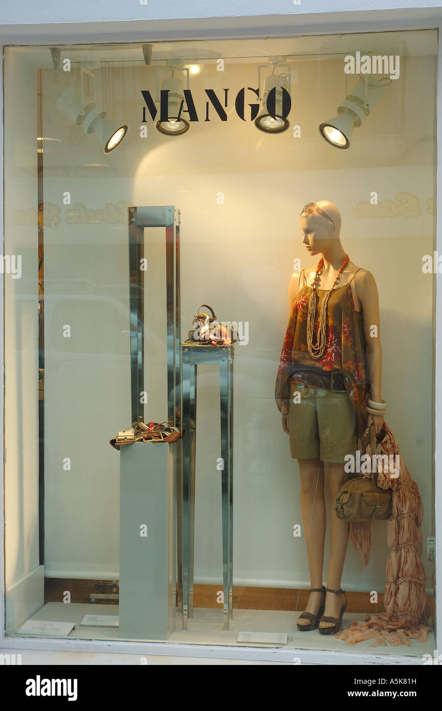 Spanische Mode-Label Mango, Spanien Stockfoto
