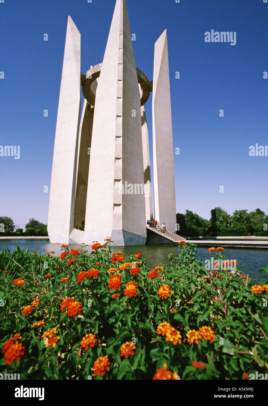 Ägypten Nil Fluss Assuan Staudamm Denkmal Stockfoto