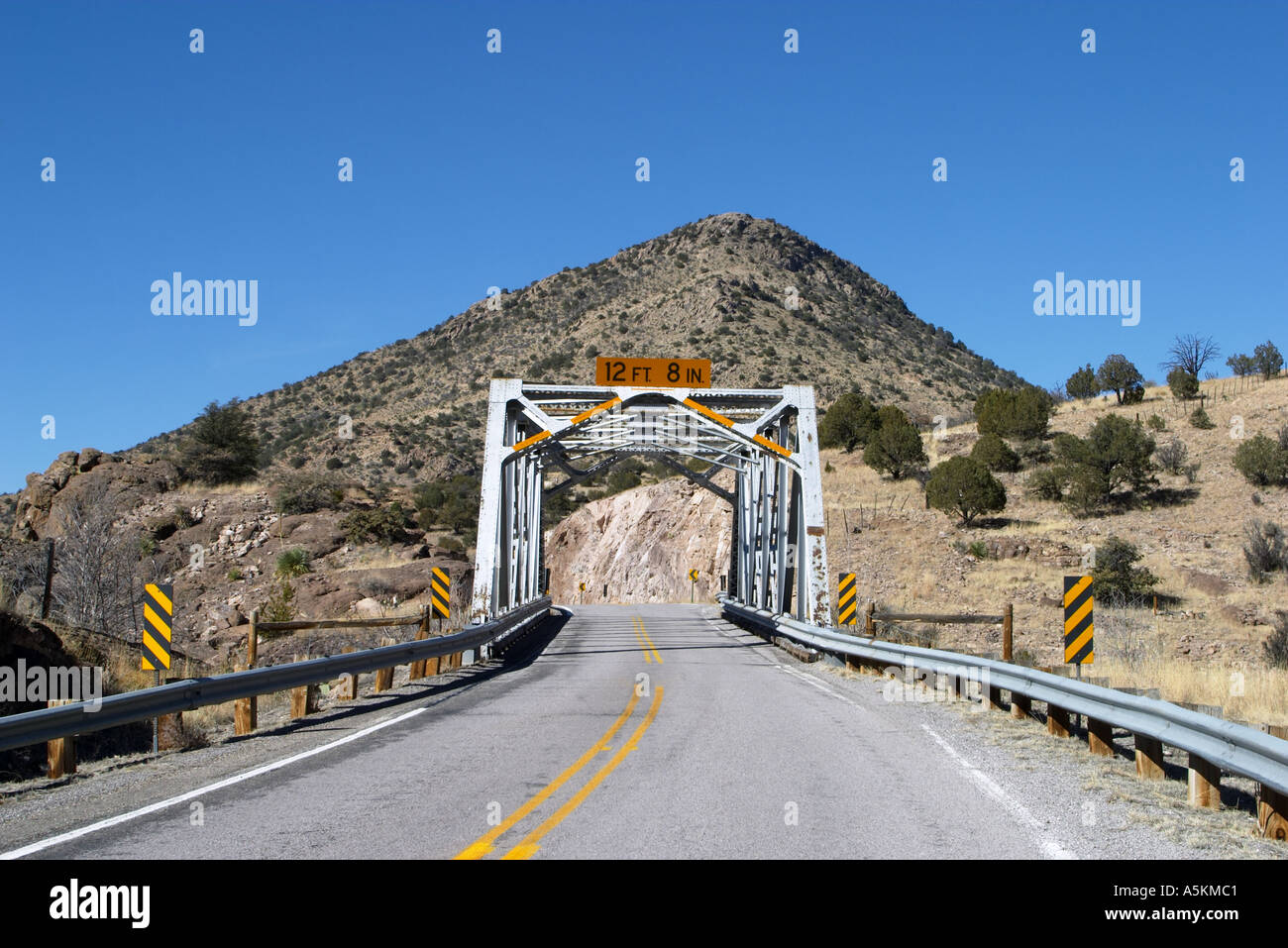 Metall Brücke im südlichen Arizona USA Stockfoto