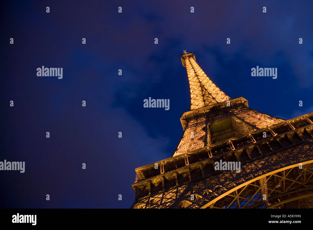 Der Eiffelturm. Paris Stockfoto