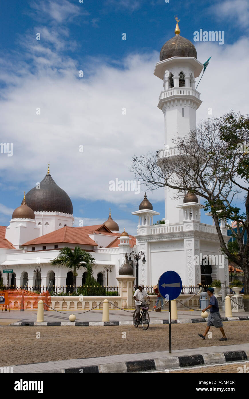 Die Kapitan Keling Moschee in Georgetown Penang Stockfoto
