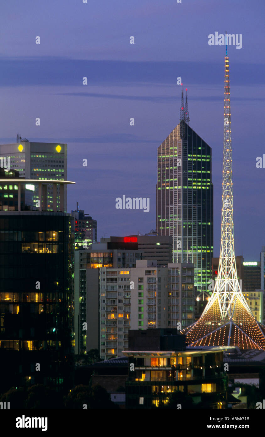 Melbourne, Skyline, Australien Stockfoto