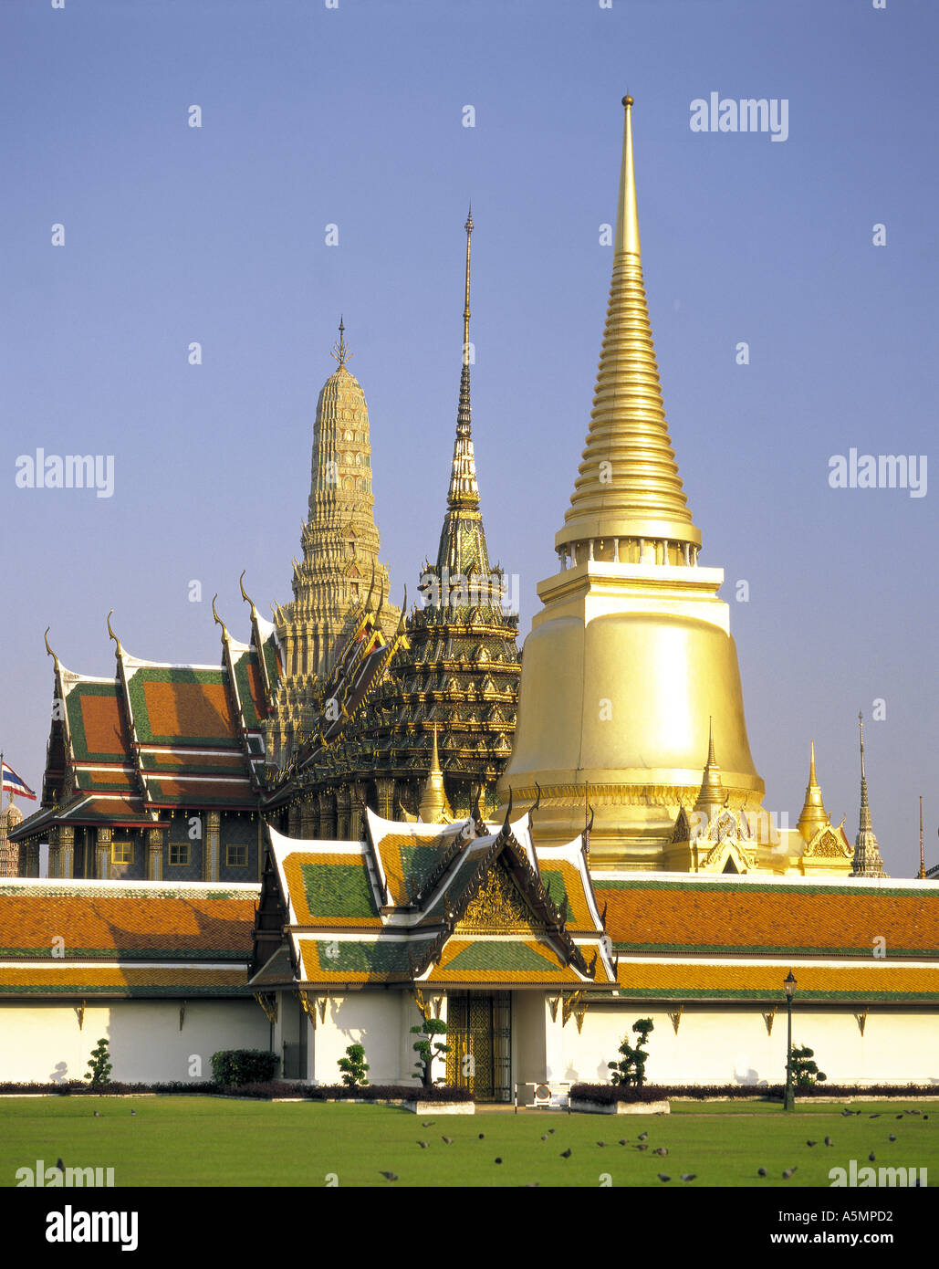 Wat Pra Keo Tempel Bangkok Thailand Stockfoto