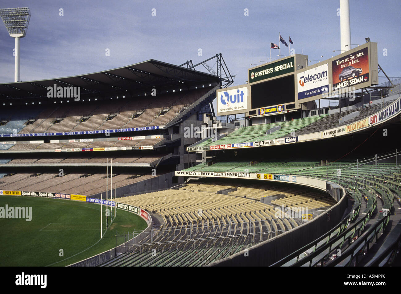 Melbourne Cricket Ground Australien Stockfoto