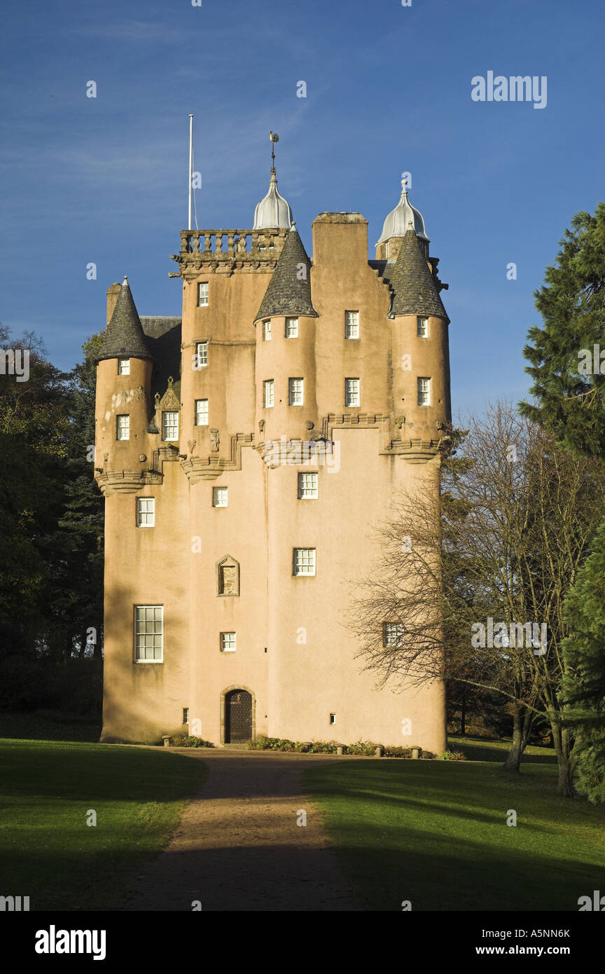 Craigievar Castle in der Nähe von Alford, Aberdeenshire. Stockfoto