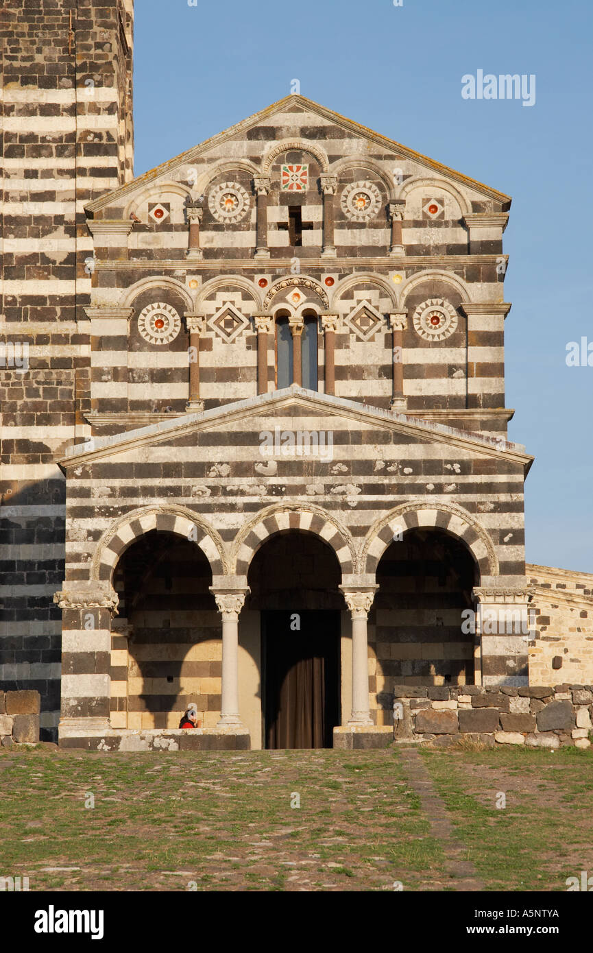 Saccargia Abbey nördlich von Sardinien Italien Stockfoto