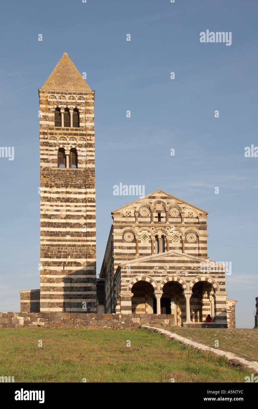 Saccargia Abbey nördlich von Sardinien Italien Stockfoto
