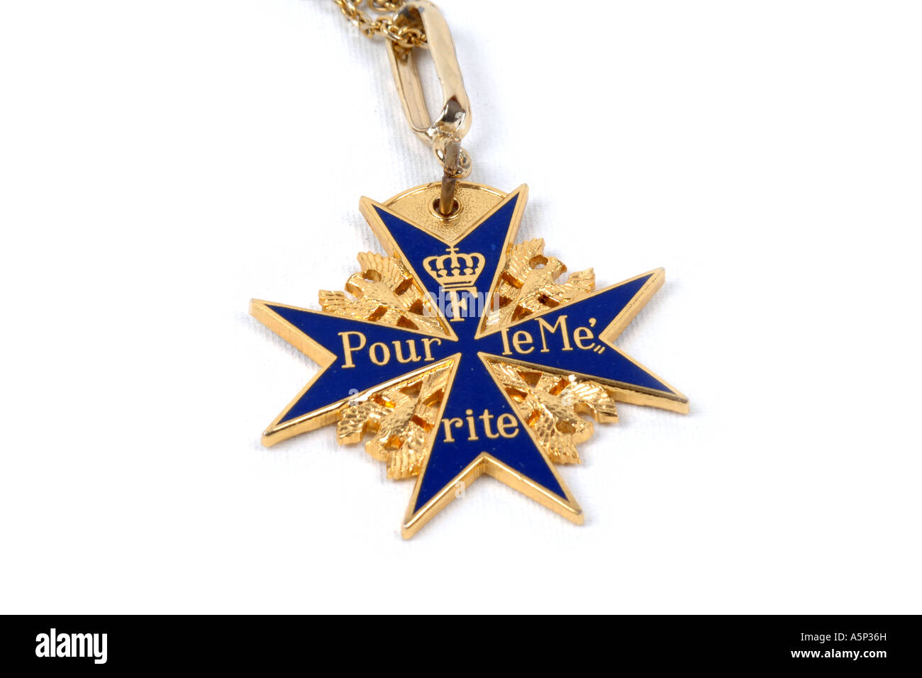 WW1 Pour Le Merit deutsche Medaille. Stockfoto