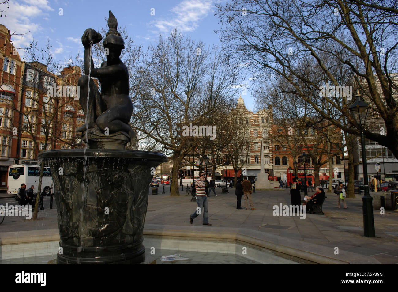 Venus-Statue Slaone Square Stockfoto